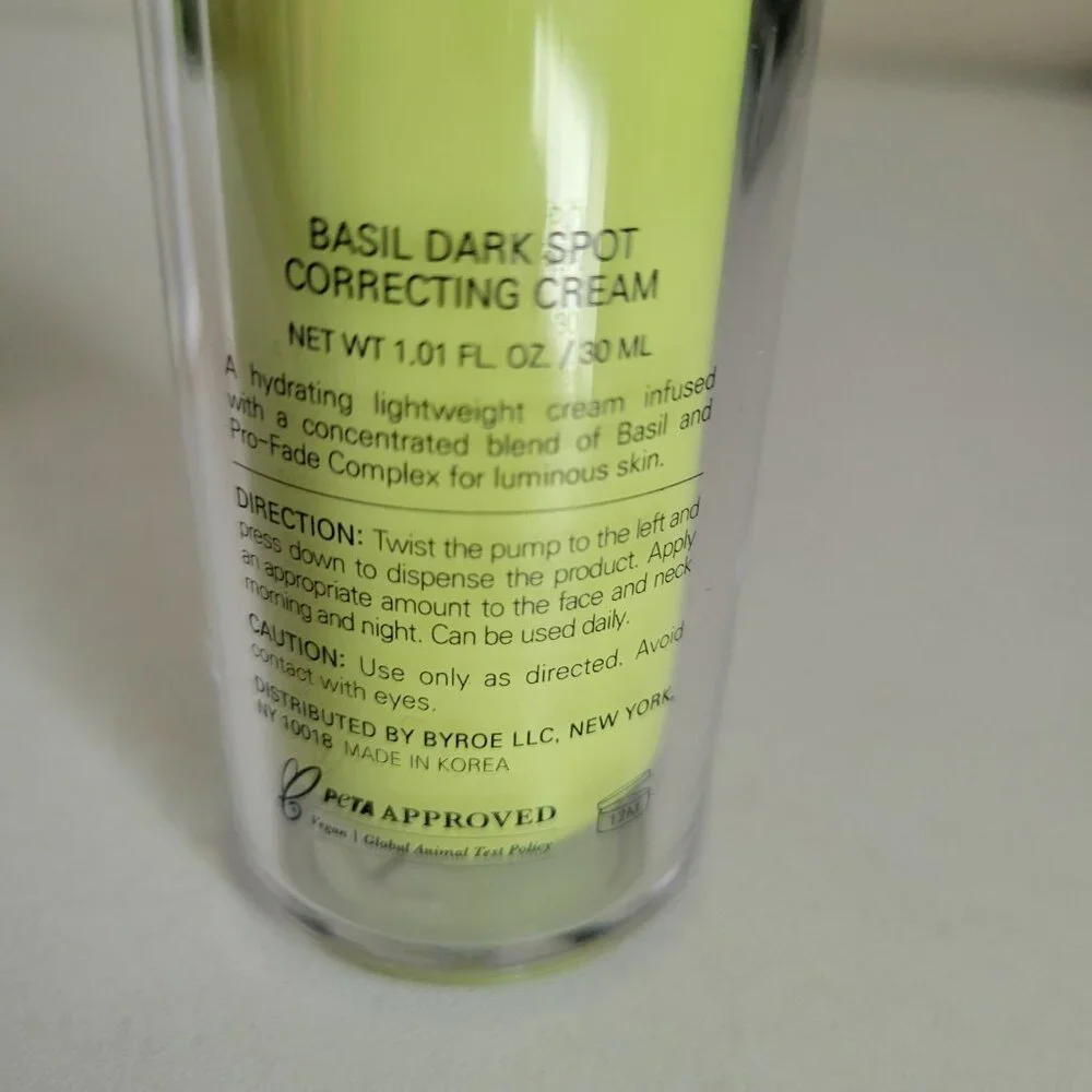 BYROE Basil Dark Spot Correcting Cream 1.01 oz New with Box - Picture 8 of 9